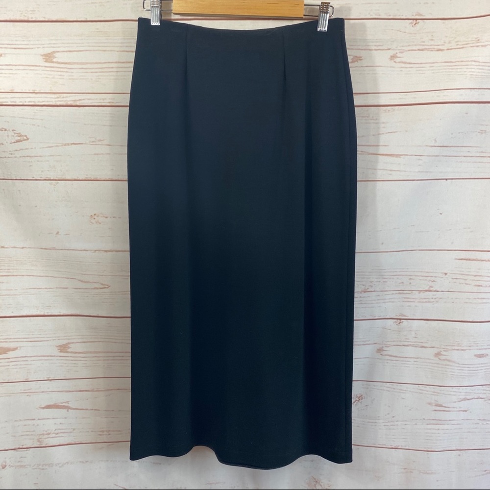 Eileen Fisher Wool Blend Pencil Midi Skirt
